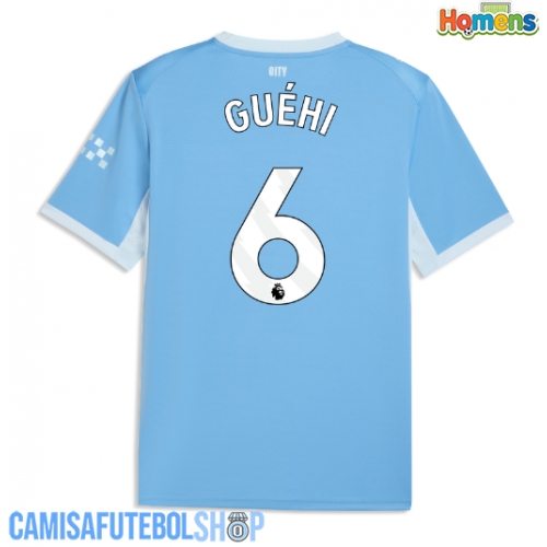 Camisa de time de futebol Manchester City Marc Guehi #6 Replicas 1º Equipamento 2026-27 Manga Curta